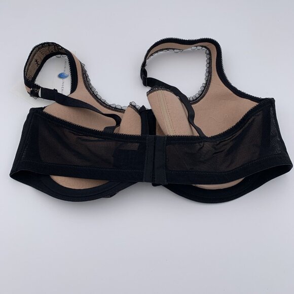 Lavinia Lingerie Bra 40DD Plus Size Sexy Lace Overlay Underwire Cups New LL0218 - Picture 8 of 11